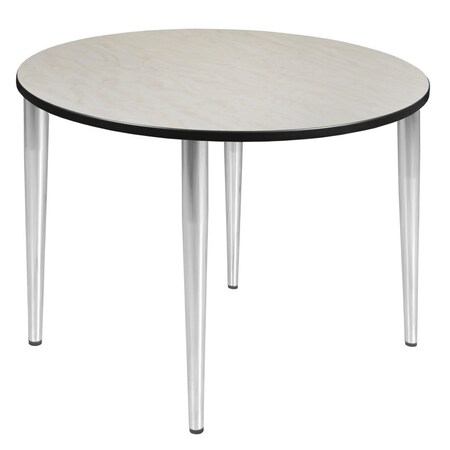 Regency Kahlo Square & Round Tables, 48 W, 48 L, 29 H, Wood, Metal Top, Maple TPL48RNDPLCM